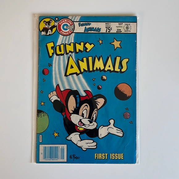 Funny Animals #1 Charlton Comics 1984 Atomic Mouse Vintage Comic Book - Picture 1 of 2